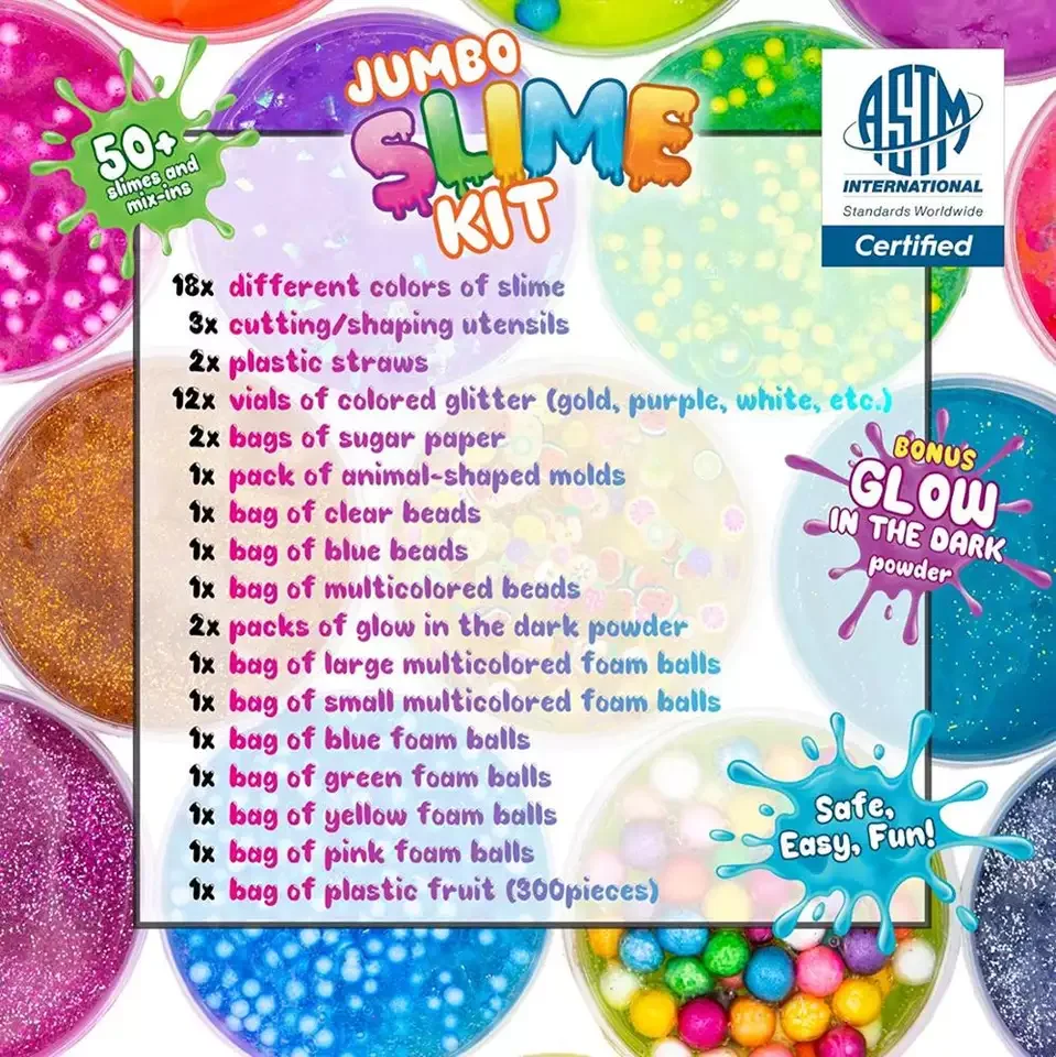 DIY Making Kit Toy Boys and Girls Kids Slime Craft Directly Sold by the Manufacturer Slime Set