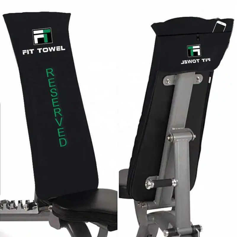 Полотенце из 100% хлопка для фитнеса, спортзала, с капюшоном и карманом на молнии, с вышивкой логотипа, без минимального заказа, настольное полотенце