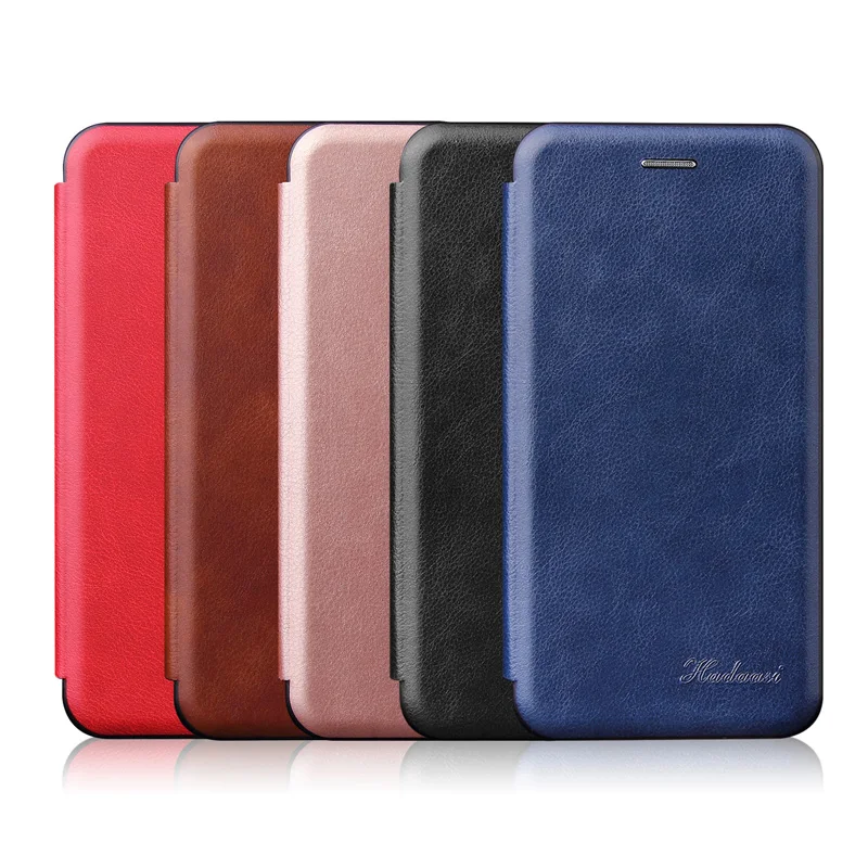 High-end Magnetic Flip Leather Case with Stand For Samsung Note 10 Plus  Magnetic Leather Case For iphone 11 x xs max xr