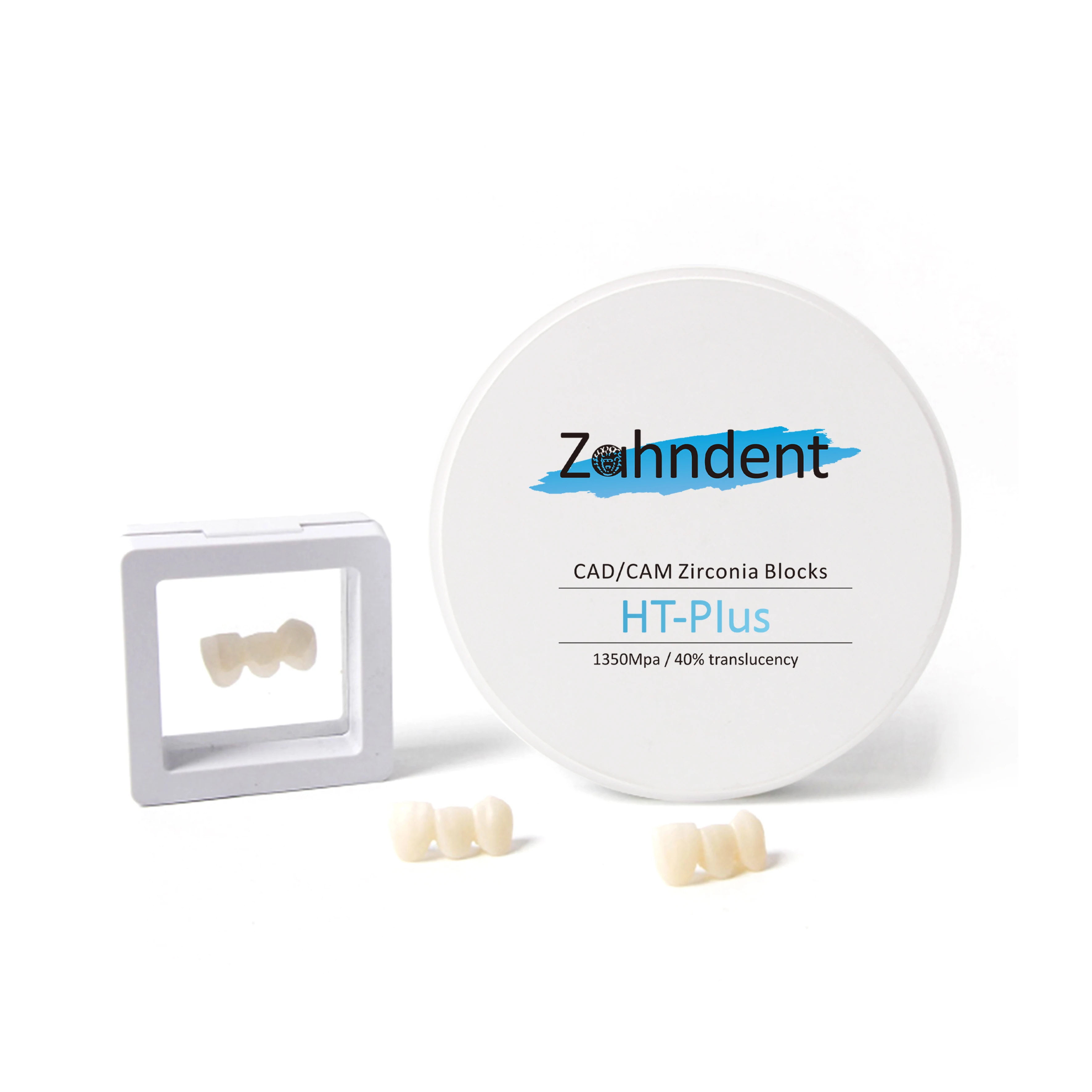 Zahndent high cost-effective 40% translucency dental zirconia block teeth restoration