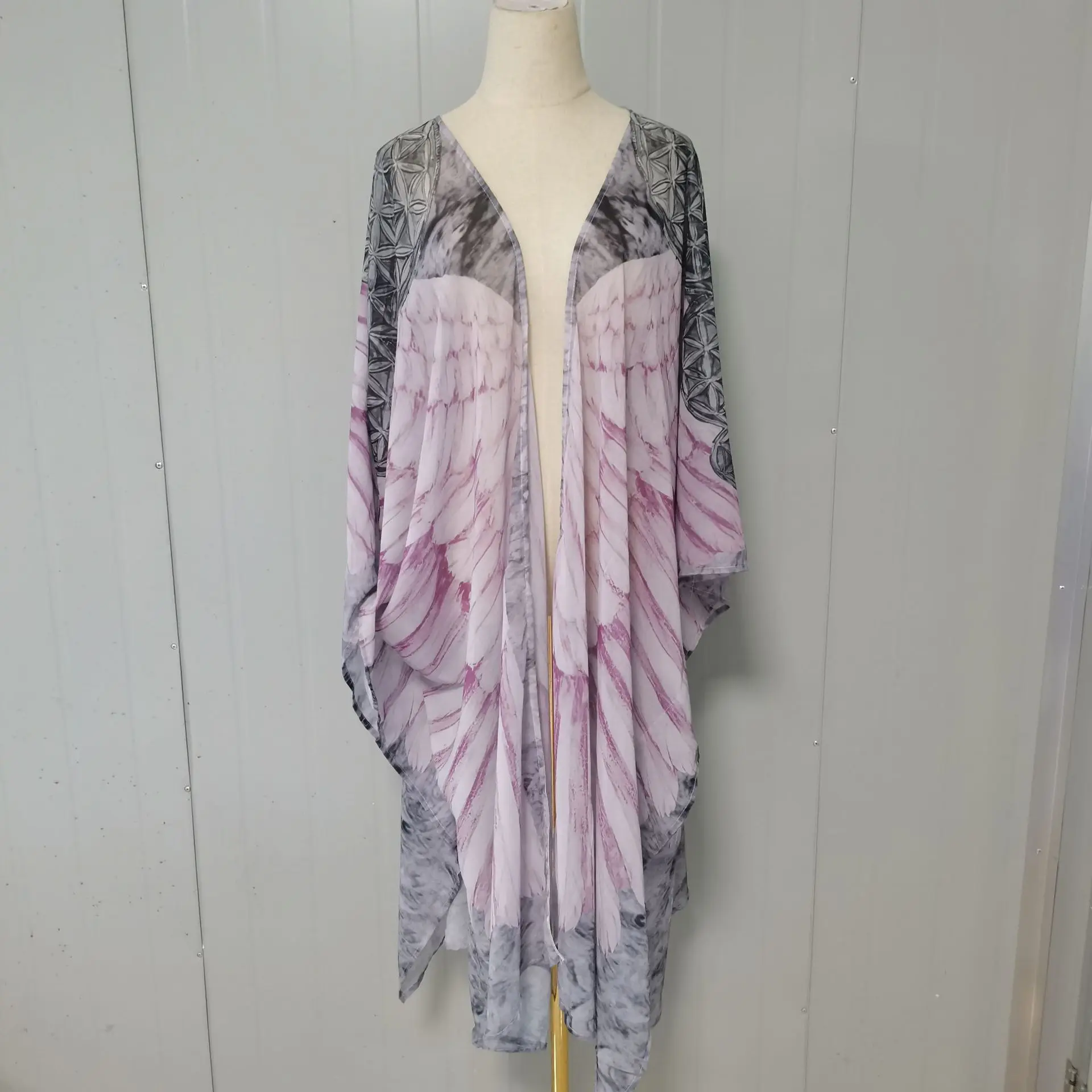 Hot Sale Women Beach Cover Up Dress 2022 Chiffon Swimsuit And Cover Ups For Swimwear