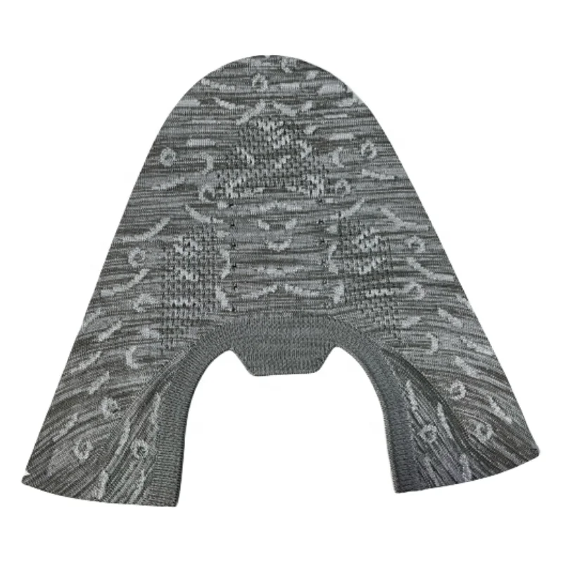 Customized logo designer 3D knitted football mesh sneakers sports running semi-finished shoe upper upper manufacturer factory