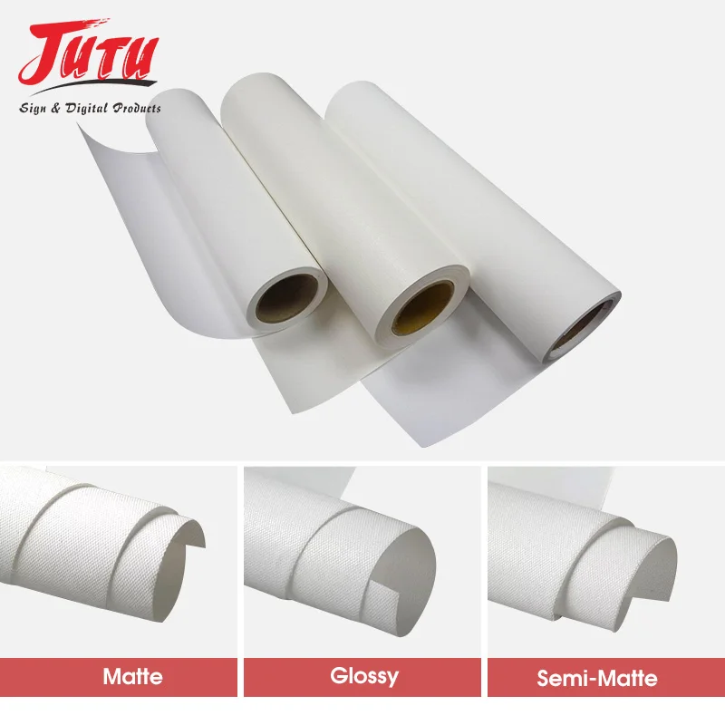 Inkjet digital printable polyester art canvas for printing,Self Adhesive Polyester Canvas For Indoor Decoration