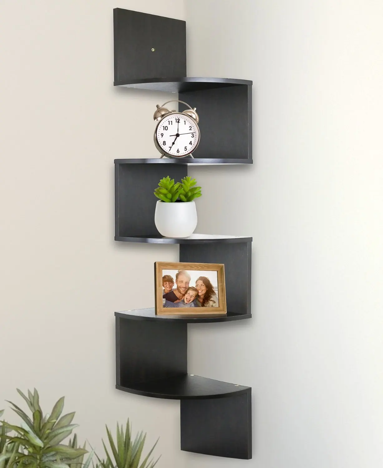 Durable and beautiful home floating wall mounted wall corner shelf
