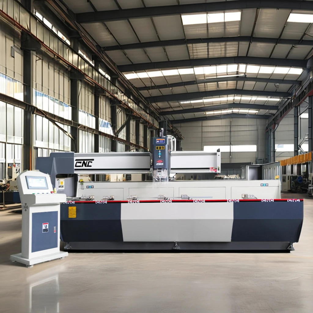 Aluminum Single Axis Spindle Router Machine Aluminium CNC Milling Machining