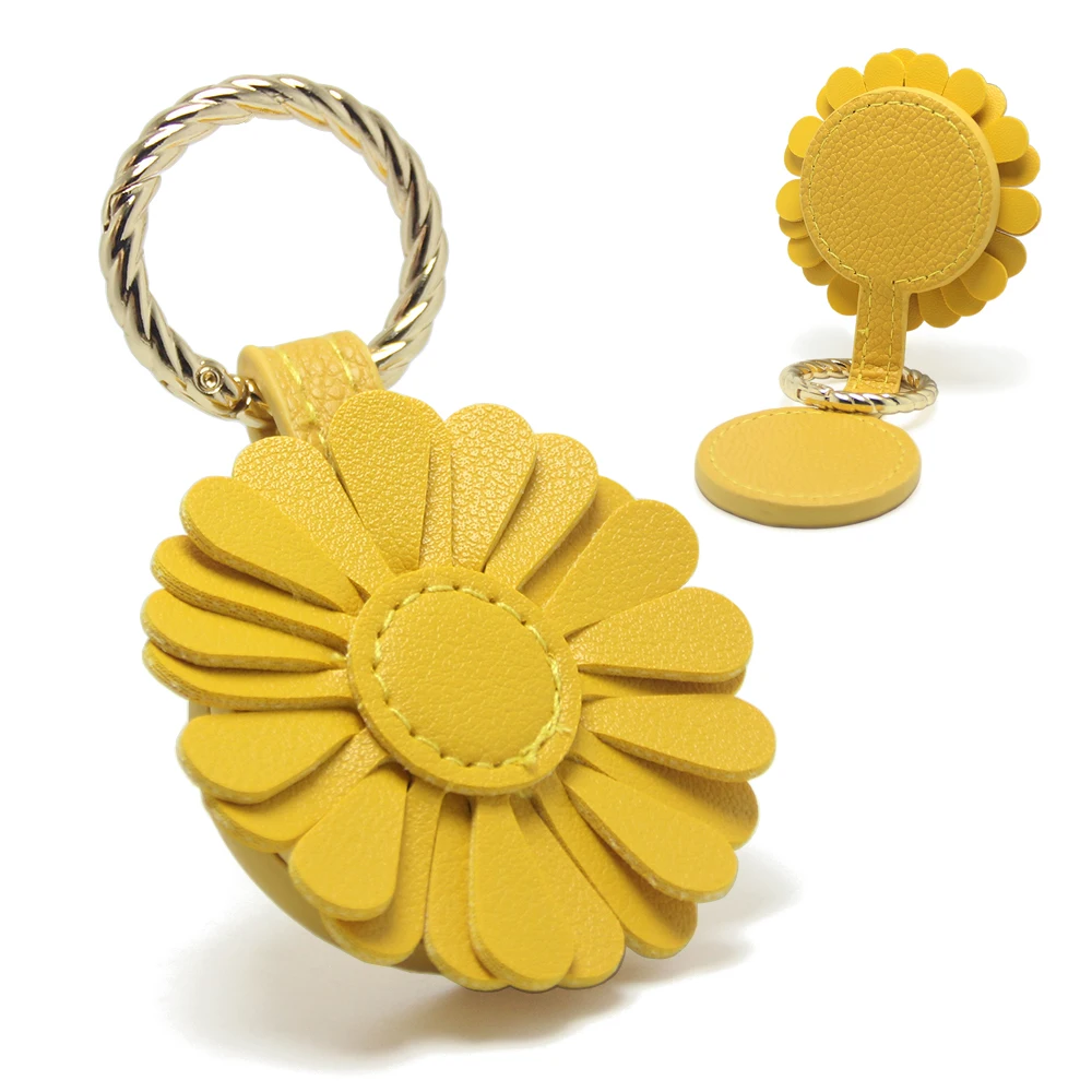 Magnetic Sunbonnet Clip Leather Panda Keychain Money Clip Holder Magnet Keyring Key Holder Bookmark Hat Clip For Travel Leather