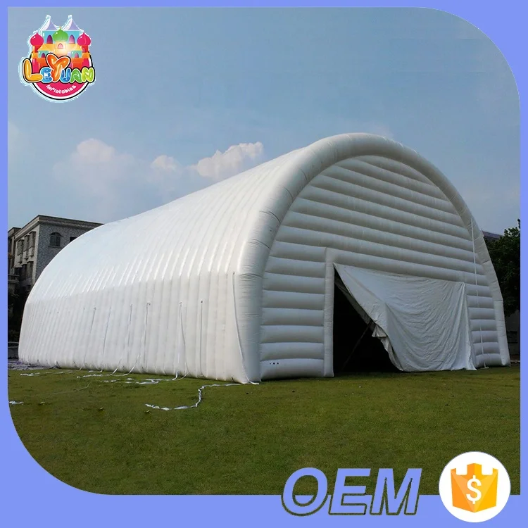 Once Inflated Airtight Building Inflatable Storage Hangar Shelter For Sale