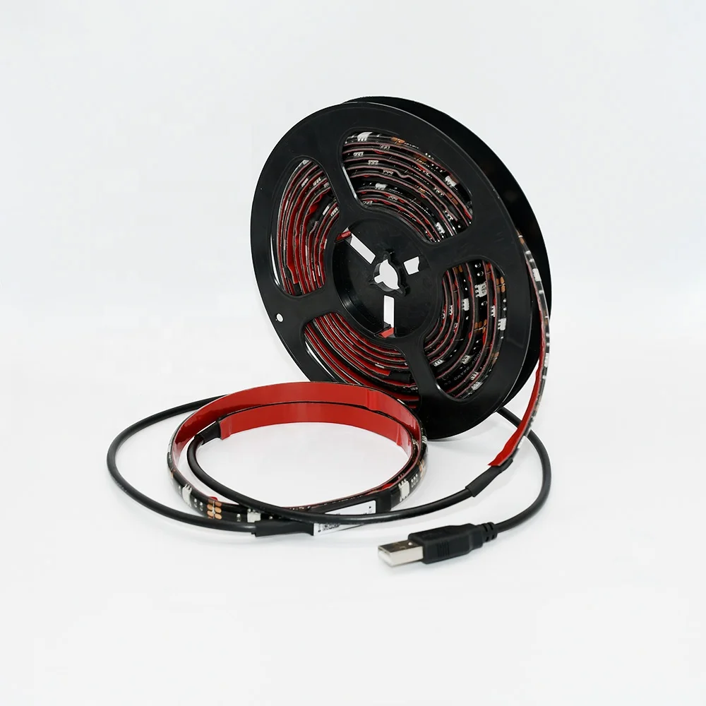 
5V Tv Background Light Smart BT App Wifi Remote Control 150 Leds Flexible Led Rgb Strip Light Kit Smd 5050 