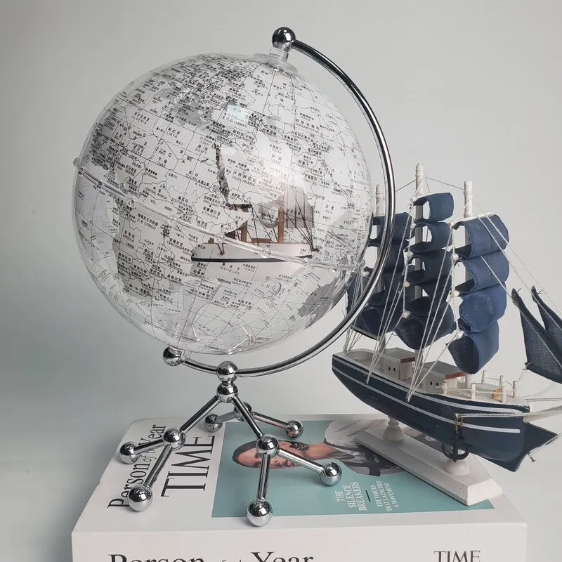 Wellfun Fathers Day Gift Earth Globe Ornament Trending Products 2024 New Arrivals Novelty Gifts Globe Earth Map