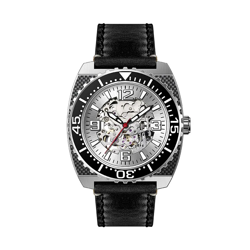 Factory Wholesale sports multifunctional waterproof luxury mechanical watch for men