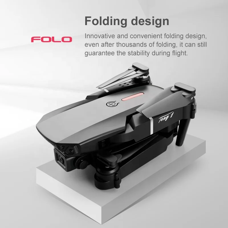  RC Mini Drone Remote Control 4K Quadrocopter Hd Camera Dual Foldable