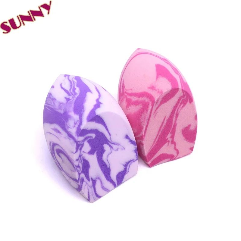 Hot Sell Promotional Hot Non Latex Makeup Sponge Manufacturer light pink marble beauty makeup blender