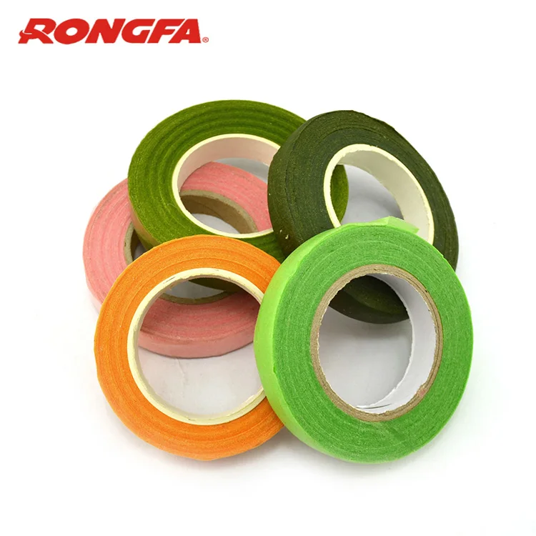 Wholesale High Quality 30yards Adhesive Colorful Floral tape Florist tape