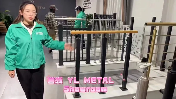 YL Black Wire rope cable Railing for balcony stair deck handrail balustrade