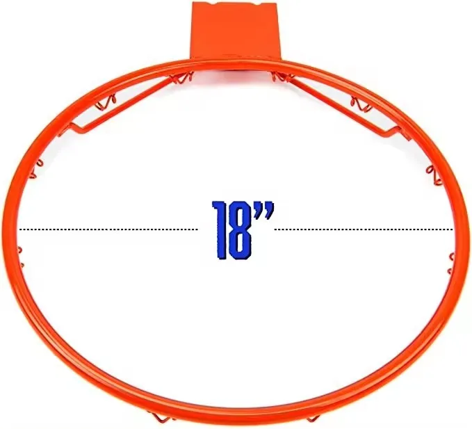 M-R1 Durable Solid Steel Breakaway Basketball Rim Indoor Court Equipment with Double Compression Springs Hoop