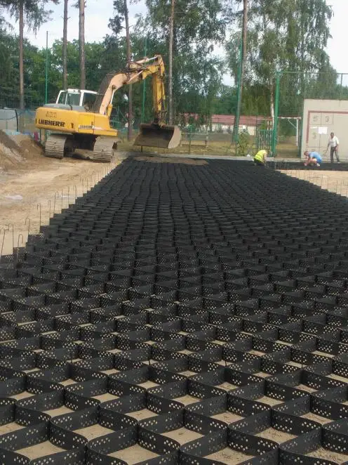 Plastic Geocell Core Gravel Stabilization Grid HDPE Road Geocell Grid Paver With Cheap Price
