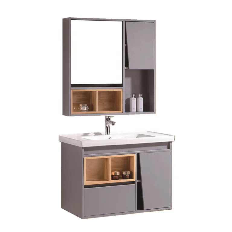 SWEET factory direct sale solid wood toilet furniture wall mounted bathroom vanity cabinets