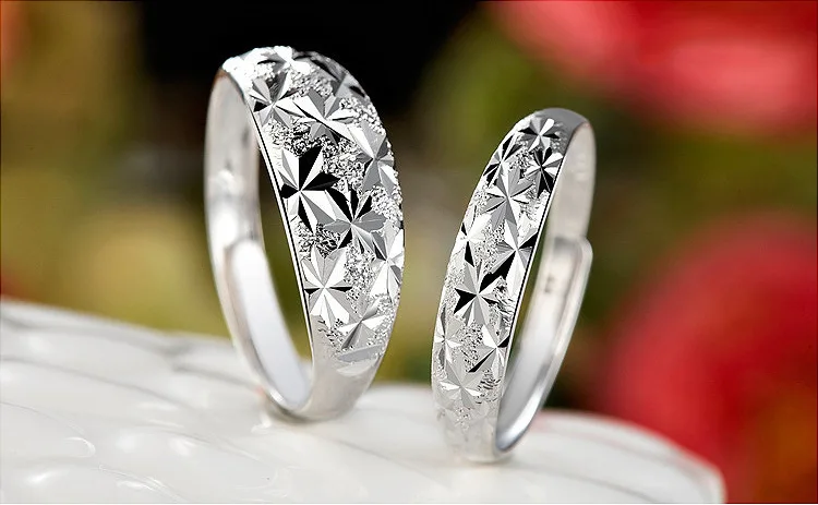 Free Size Silver Rings For Lover Accept Small Order Fast Delivery Time Fashion Wedding Jewelry Cheap Price Wholesale Rings