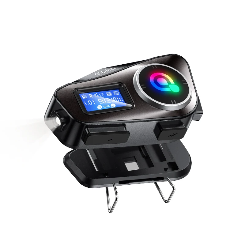 Q58 Max двухъядерный чипсет музыкальный шлем для обмена радио гарнитура рация мотоцикл синий зуб домофон 2 всадника