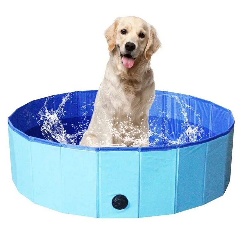  High Quality PVC Non-slip Foldable Pet Bath Dog Padding Pool for Cats
