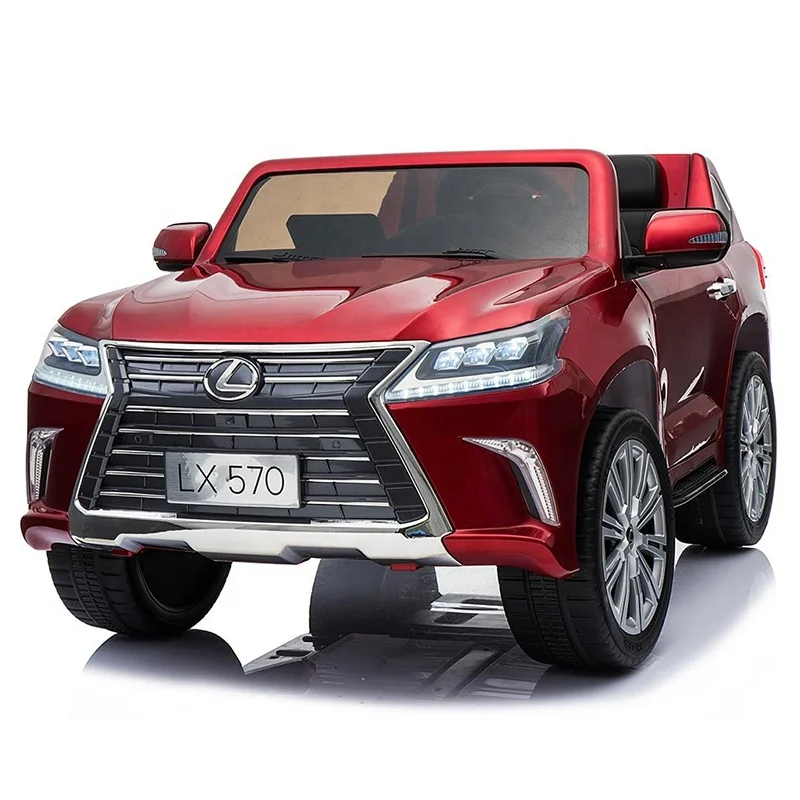 BunnyHi WJC019 Children Car Toy Licensed Lexus LX570 Licensed Ride On Car Kids Electric 12v Battery Car with Remote Control