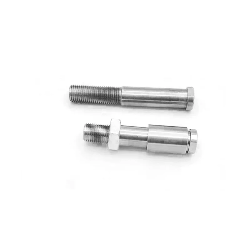 Factory Custom 80/95mm Stainless Steel Axle Conveyor Wheel Bolts Plain Finish Belt Pulley Assembly Screws for Sliding Machine