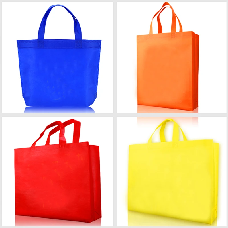 Cheap Price Promotional Customized Colors Eco Tote Non-Woven Shopping Bag, Recyclable PP Non Woven Bags