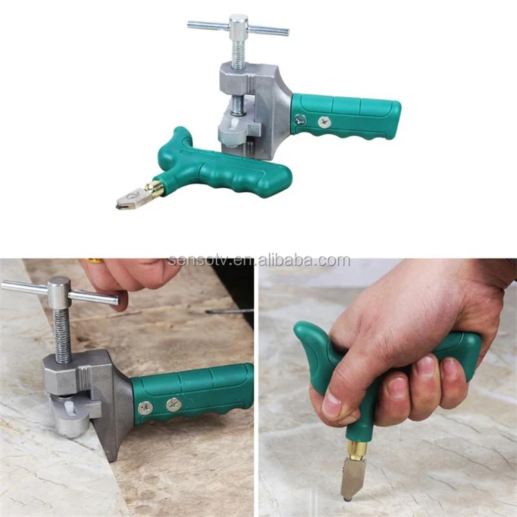 Glass Cutter Set Multi-Functional Glass Cutter Ceramic Tile Opener Manual Tile Mirrors Cutter Cutting Tool