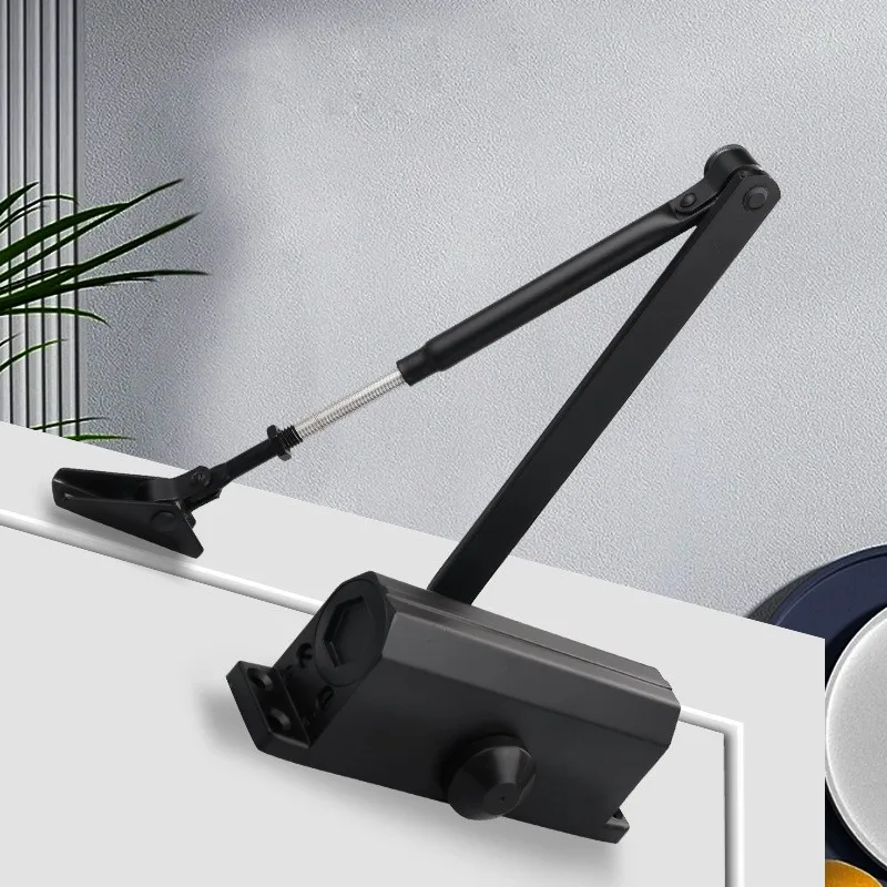 Fireproof Door Closer Adjust Hydraulic Door Closer with Standard Arm for 60-80 Kg Door