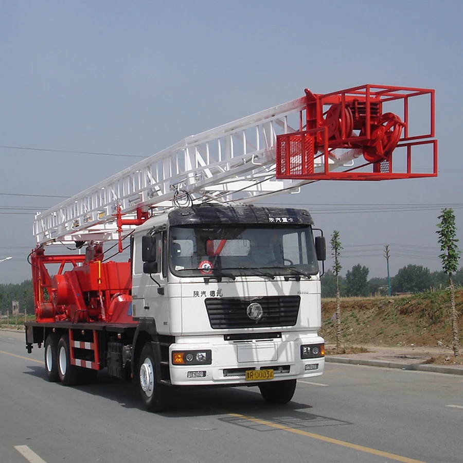 RG API Standard Oil Field Oil and Gas Well Bore Hole Truck Mounted Mobile  XJ 40  Workover Rig