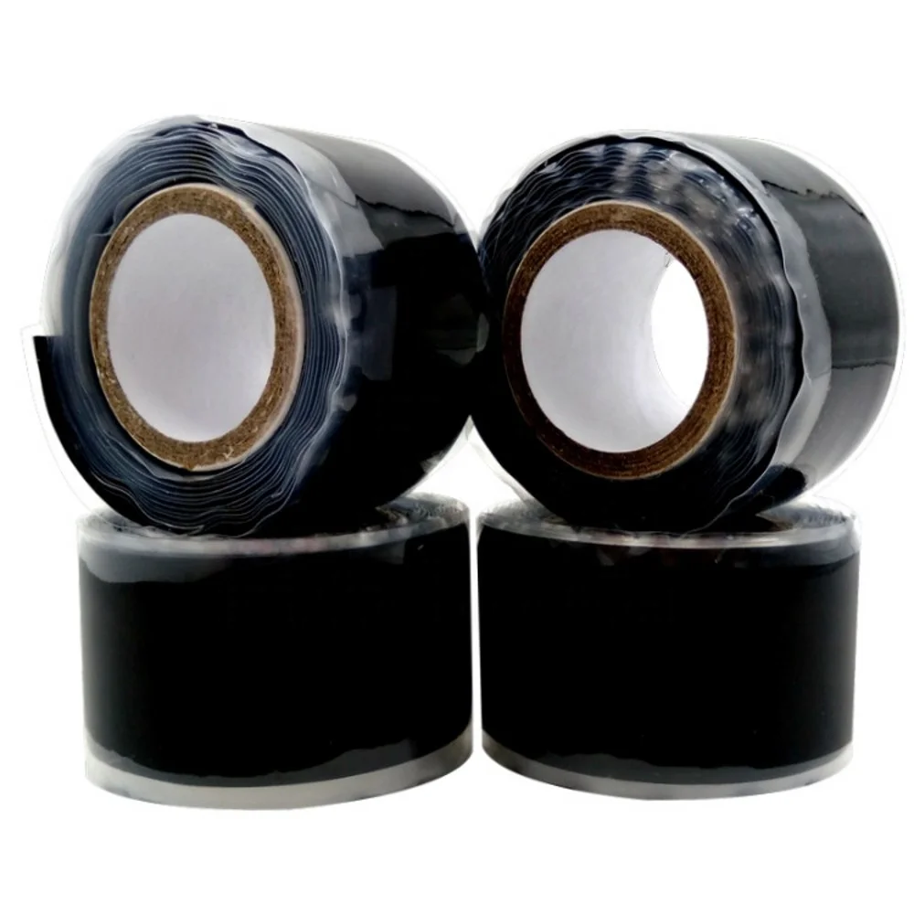 Electrical Silicone Rubber Hose Leak Waterproof High Pressure Plumbing Repair Tape Silicone Self Fusing Tape