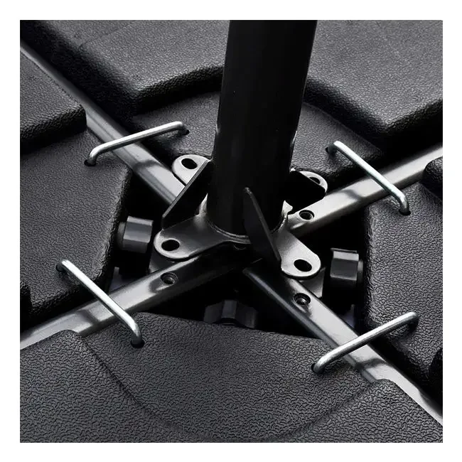 Custom garden folding sun terrace umbrella base outdoor beach cantilever umbrella base stand outdoor patio umbrella base stand