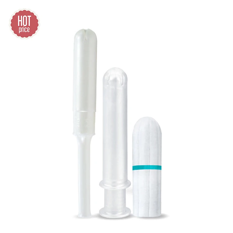 OEMPrivate Label Feminine Hygiene Products Organic Cotton Tampon Period Digital Tampons Applicator Tampons