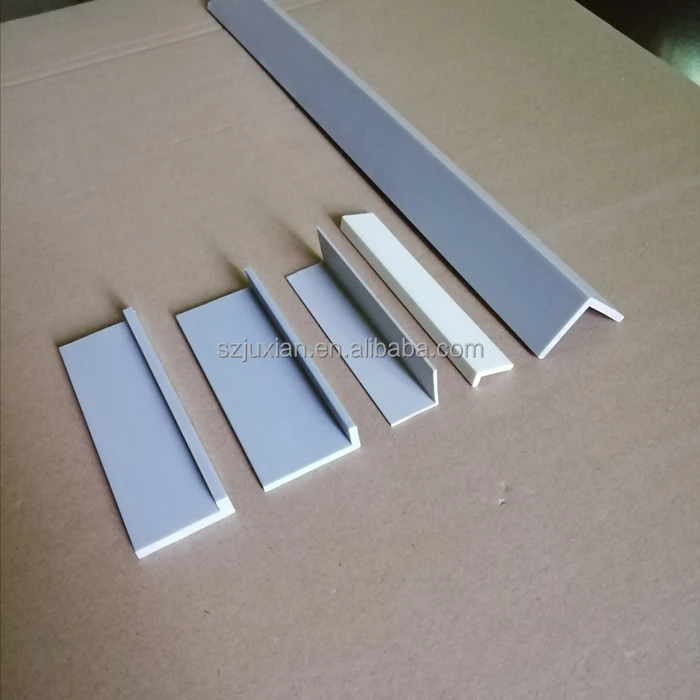 90 degree angle PVC plastic L Shape Corner Tile Edge Trim Decorative Profile Strips For Tiles Corner