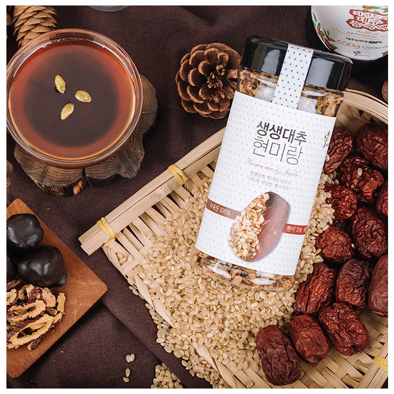 Korean Wholesale Healthy Snack Organic Zero Additives SAENG SAENG Jujube and Brown Rice Meal Replacement
