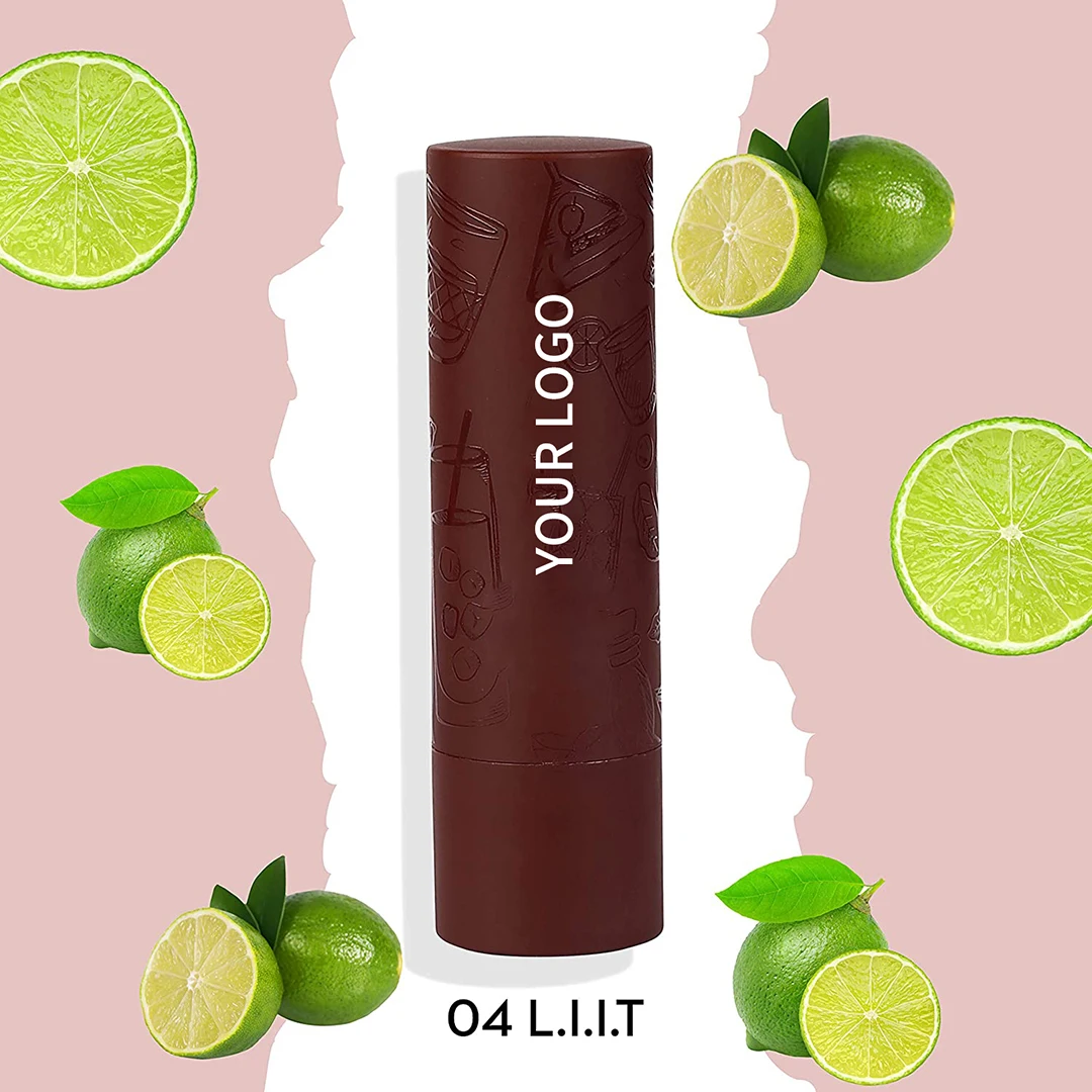 Custom Logo Vitamin E SPF30 Sunscreen Vegan Lip Balm Private Label Moisturizing Chapstick