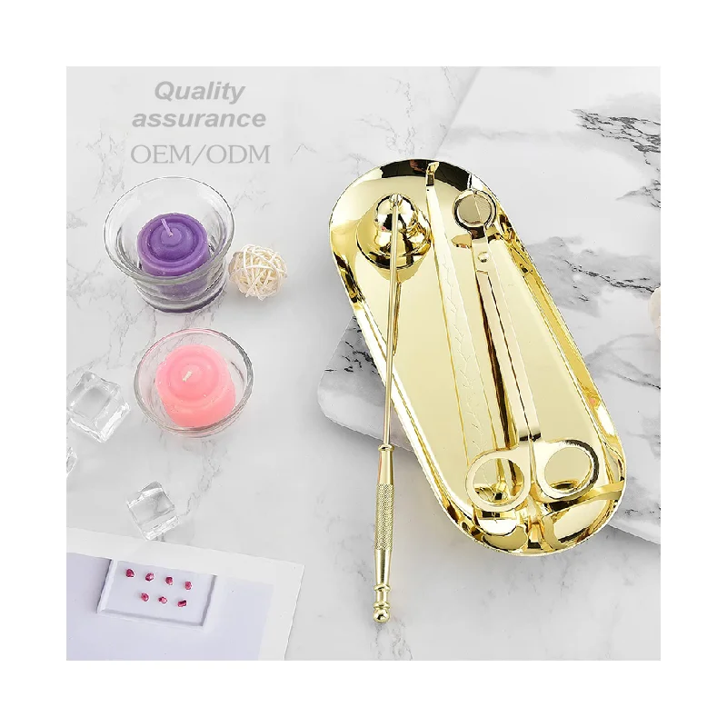 Высокое качество нержавеющей стали персонализированным логотипом 4 шт набор «сделай сам» для лампы в форме свечи набор инструментов