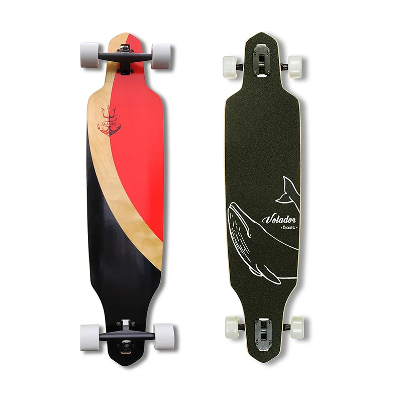 Customized 40 Inch Complete Longboard Skateboard Cruiser for Freestyle and Cruising