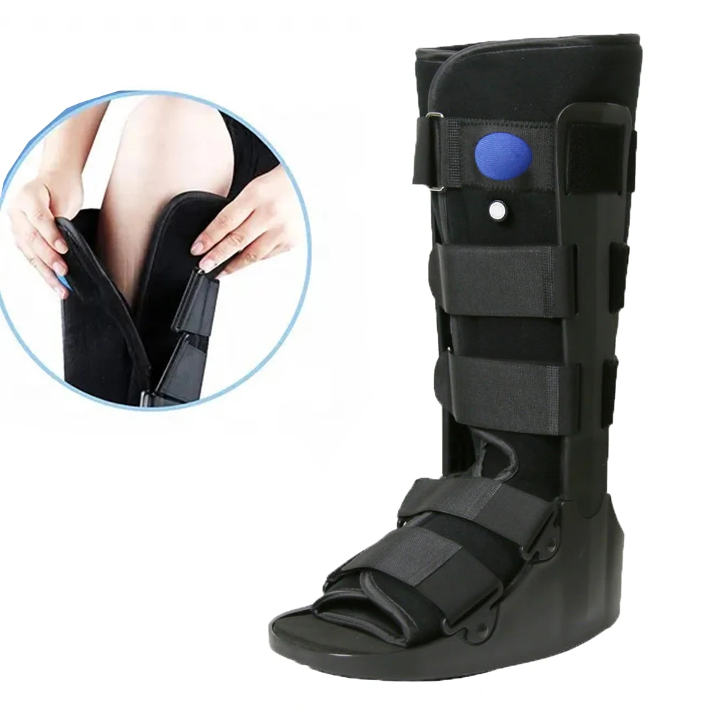 Medical Rom Ankle Walker Boot for Ankle Fracture Fixation Orthopedic air Walker Boot