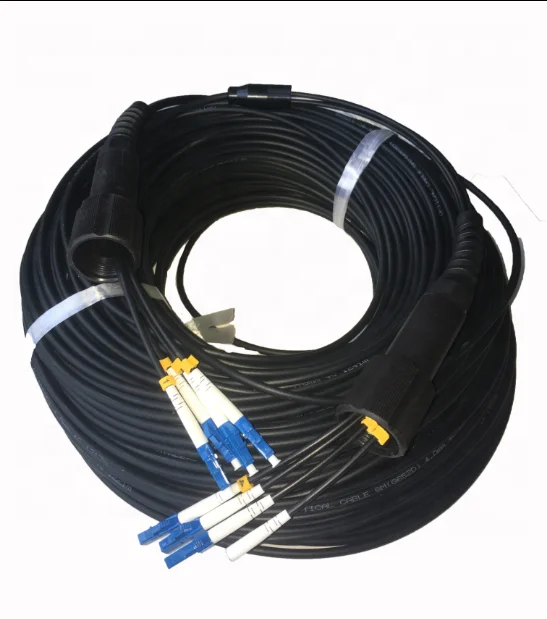 3.0mm 5.0mm  Fiber Patch Cord Cable De Conex FTTH Armoured LC/UPC-LC/UPC SM Fiber Optic Cable Drop Jumper Optical Cable