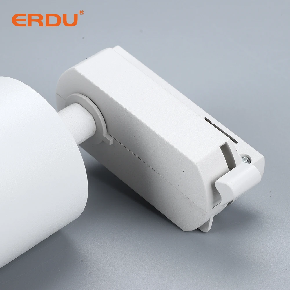 ERDU Commercial Gu10 Track Light Pure Aluminium Surface Mounted Downlight Spotlight Adjustable LED Modern TRACK Lights