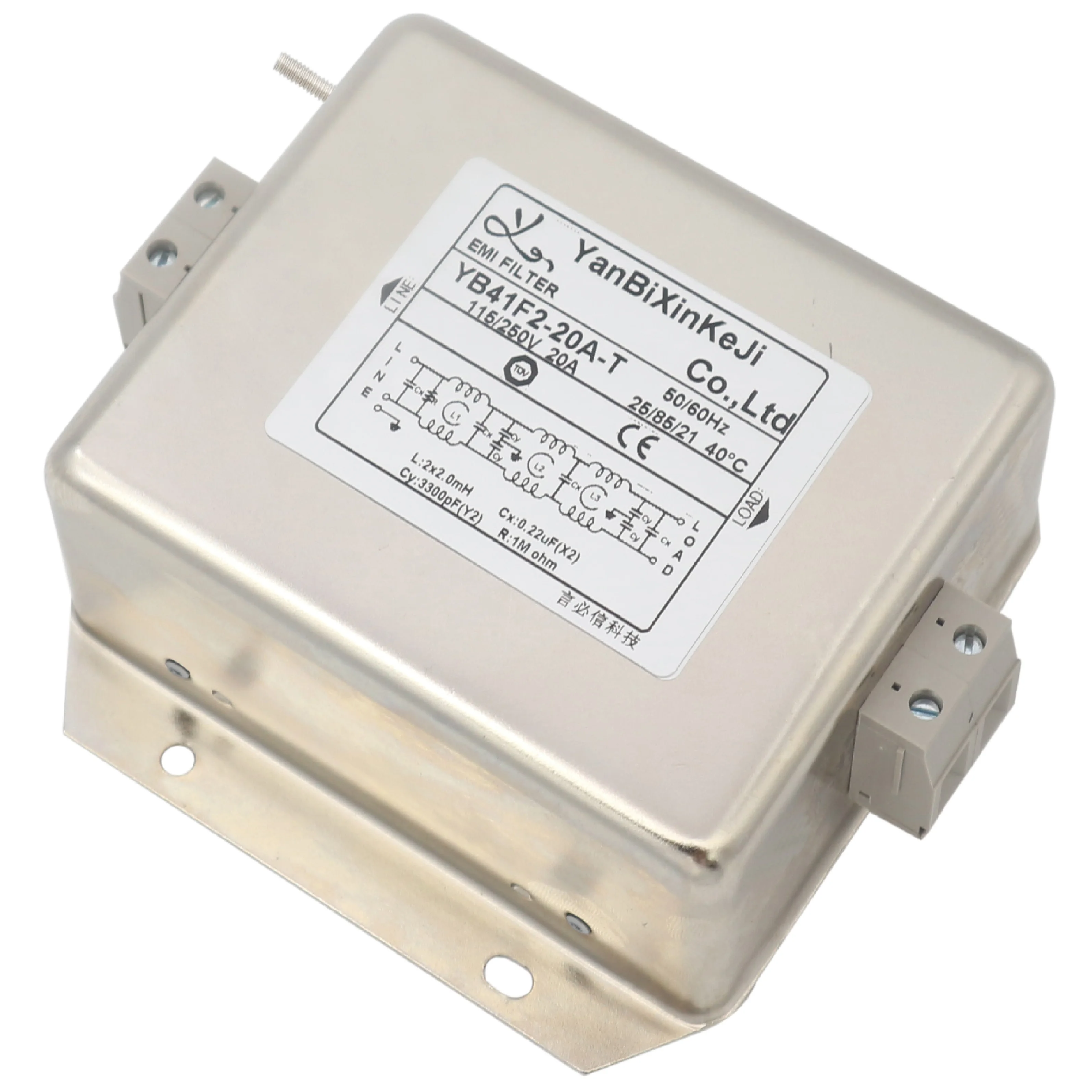 Новый Заводской дизайн высокопроизводительный трехфазный фильтр Пассивный Emi для фотогальванических