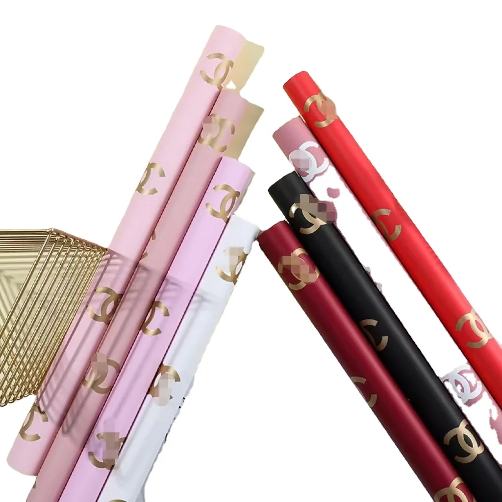 20 sheets/bag 58cm*58cm Beautiful brand Waterproof Wrap flower bouquet luxury flower wrapping paper