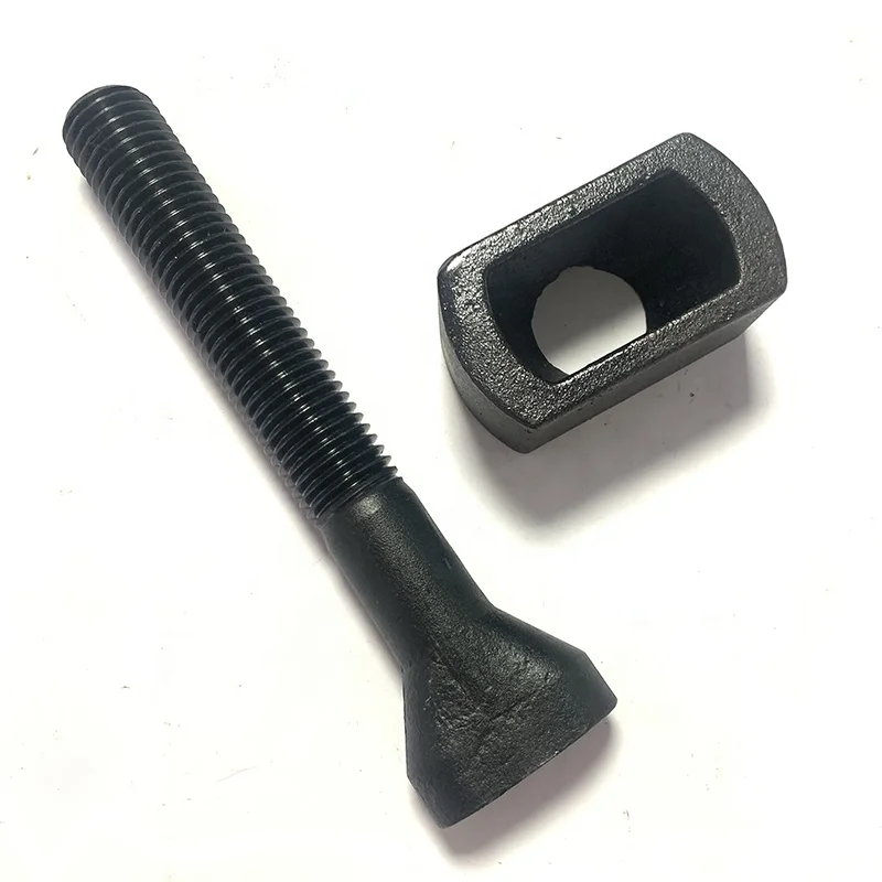 wholesale grade 10.9 black customized high strength oval liner bolts