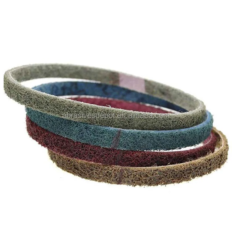 3M BBL Factory Price Non-woven sanding Belt Aluminum oxide Nylon Belt for Cleaning; finishing and deburring