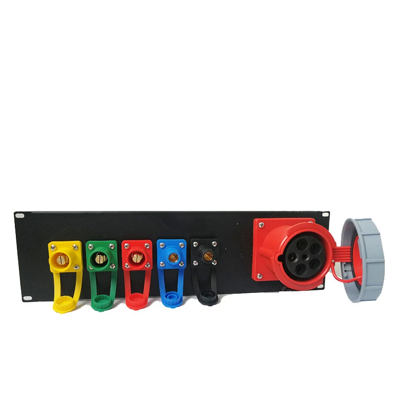 Plastic industrial socket box industrial plug-in power cabinet LED screen performance distribution aviation plug-in stage box