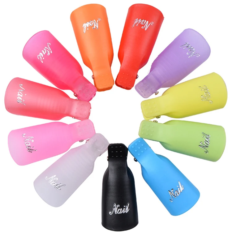 
Plastic Acrylic Nail Polish Remover Clip UV Gel Nail Polish Remover tools 