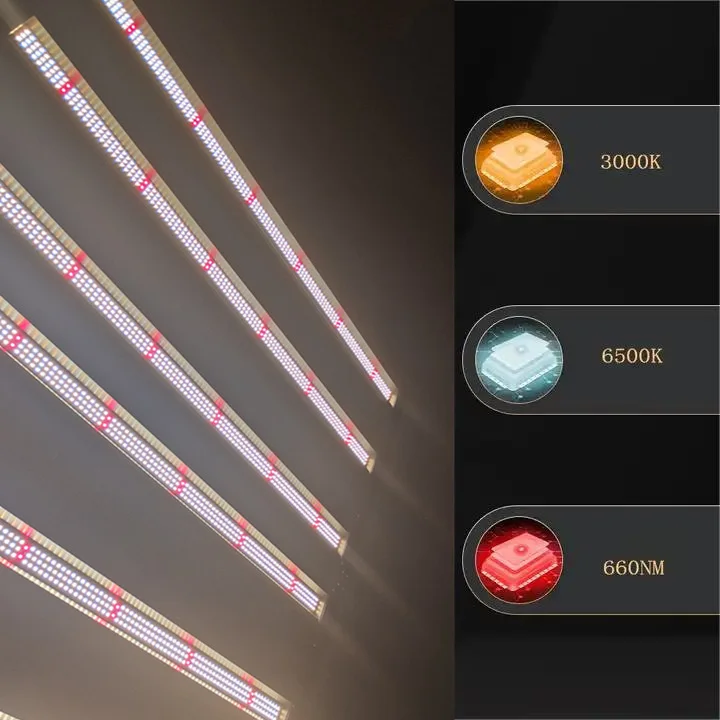 720W LED Grow Light Panel Full Spectrum Phyto Lamp AC85-265V EU/US Plug For Indoor Grow Tent Plant Veg Greenhouse Seedling