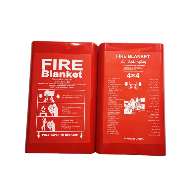 Fiberglass Cloth Fire Blanket for Home Kitchen Fire Protection