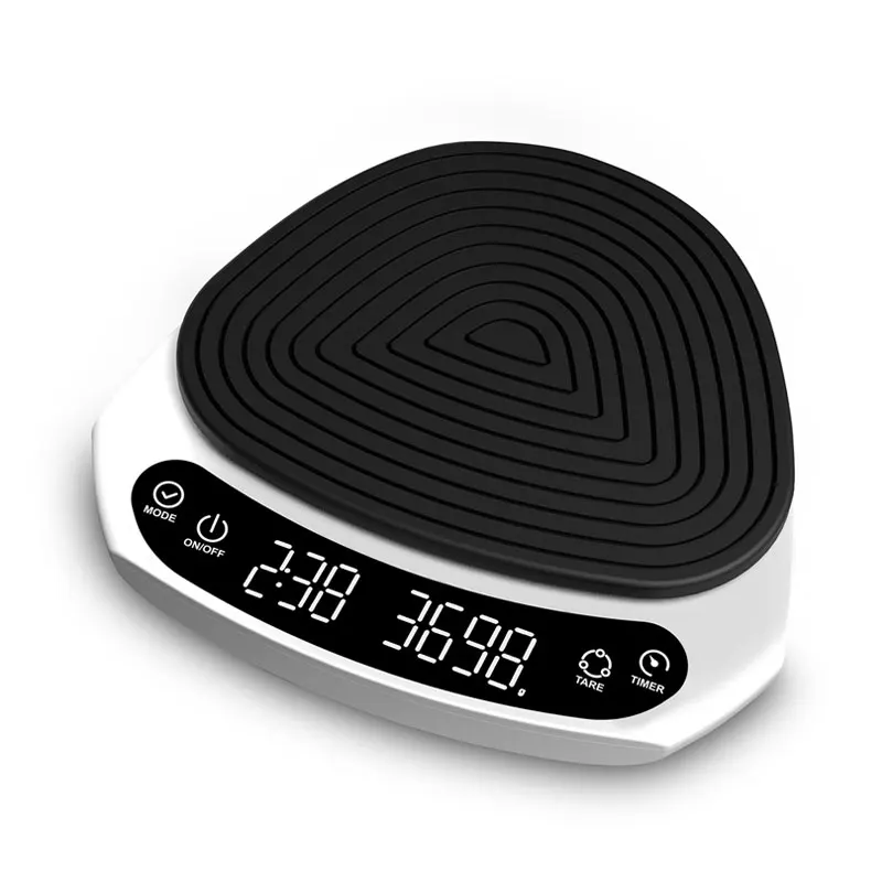 High Precision Weighing 304 Stainless Steel Countertop Coffee Scale Digital Coffee Scale With Timer Espresso Scale